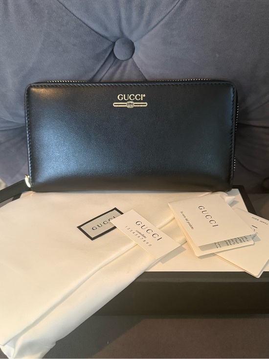 Gucci Handbags - 🔥NIB GUCCI Plutone Calfskin Logo Zip Around Wallet full inclusion🔥